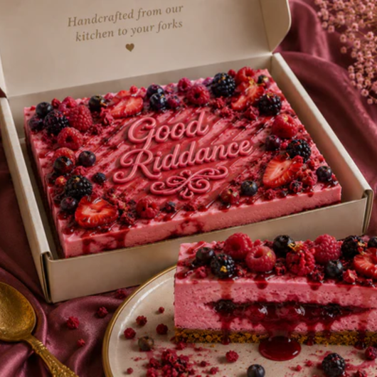 Custom Signature Berry Cheesecake - Tray